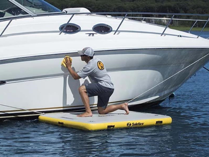 Inflatable Floating Dock For Work