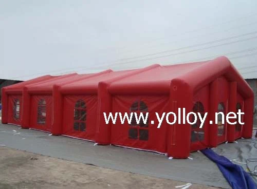 چادر حزب تونل Marquee تورم قرمز