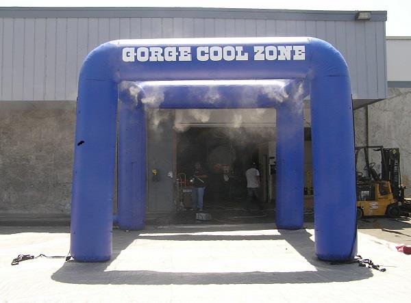 Inflatable Misting Stations