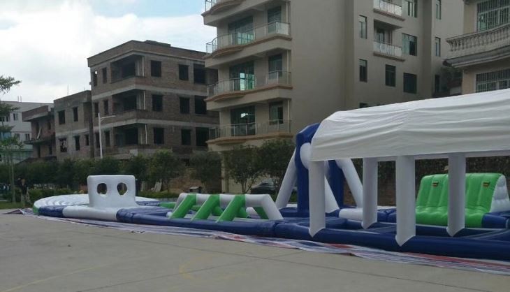 PVC Tarpaulin Inflatable Water Obstacle For Water Park