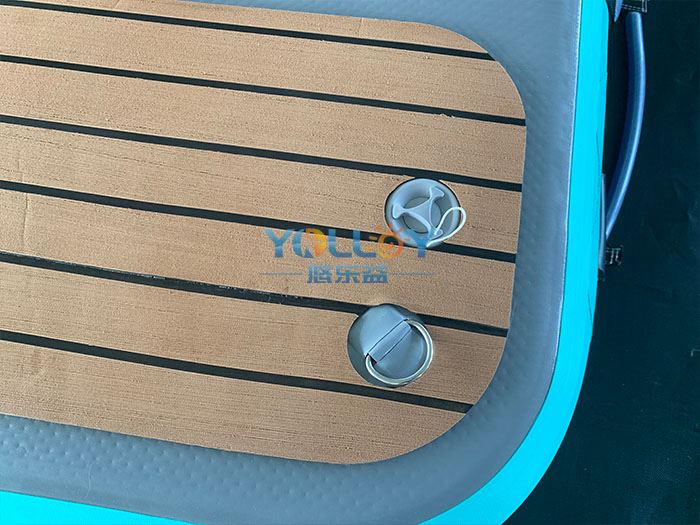 Water Floating Platform With Teak Flooring